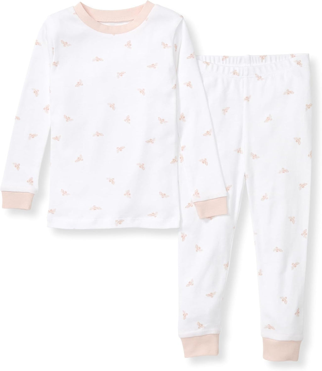 Burt's Bees Baby Girls Organic Cotton Pajamas, Toddler PJ Set, 2-PC