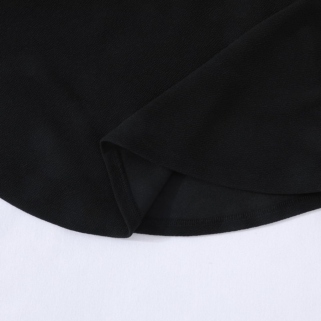 Girls Solid Skater Skirt High Waist Flared A-Line Mini Casual Skirt