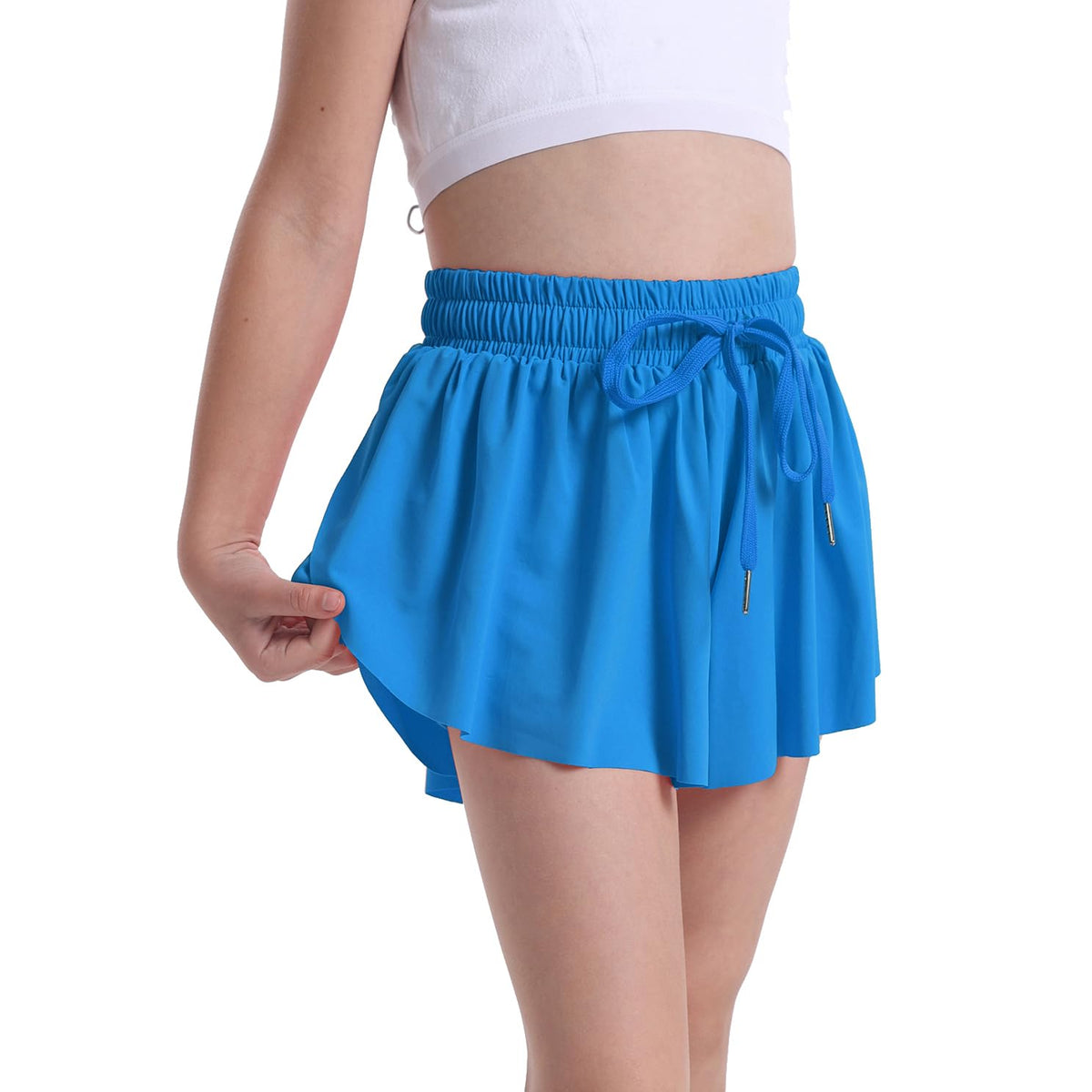 3 Pack Butterfly Flowy Shorts Skirts for Girls Tennis Cheer Stuff Athletic Preppy Running Sports Skirt for Teen Girls