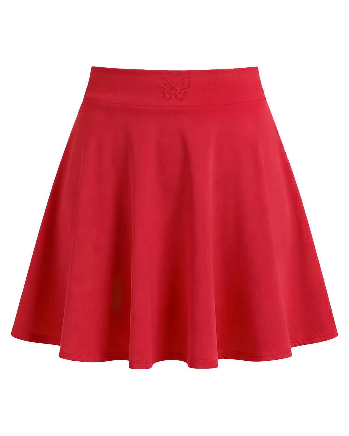 Little Girls Skirts Athletic Uniform Skirts Built in Shorts Casual Mini Skorts for Kids with Pockets