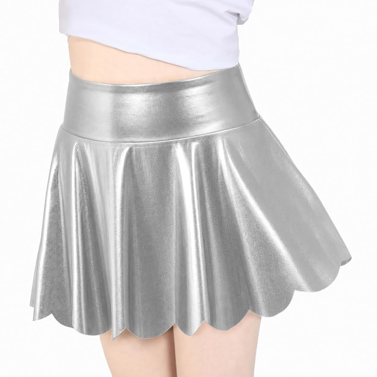 Haloumoning Girls Skorts Flowy Athletic Shorts Kids Tennis Golf Skirts