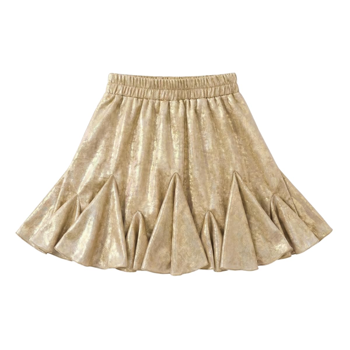 Girls and Toddlers Skirts Floral & Plaid Mini Skirt with Built-in Shorts