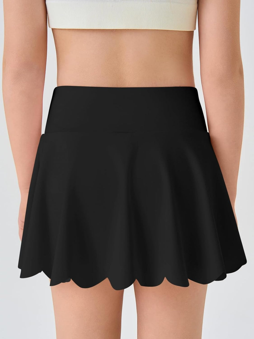 Haloumoning Girls Skorts Flowy Athletic Shorts Kids Tennis Golf Skirts