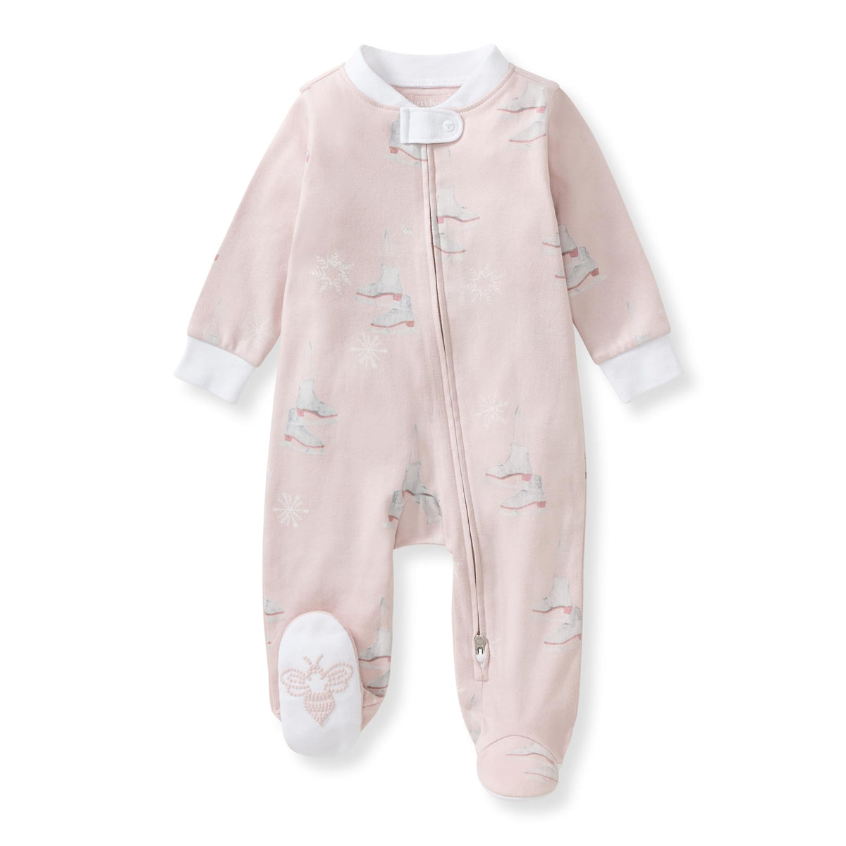 Burt's Bees Baby Boys Footless Pajamas, Sleep and Play Loose Fit, 100% Organic Cotton Soft One-piece PJs, Sizes NB to 6-9 Months
