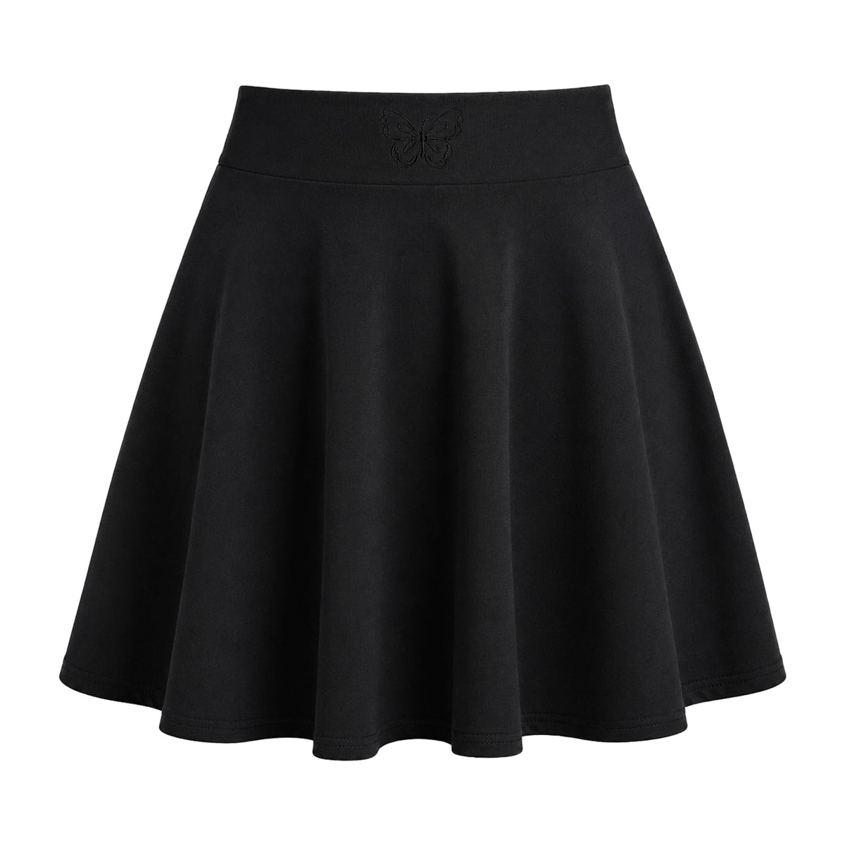 Little Girls Skirts Athletic Uniform Skirts Built in Shorts Casual Mini Skorts for Kids with Pockets
