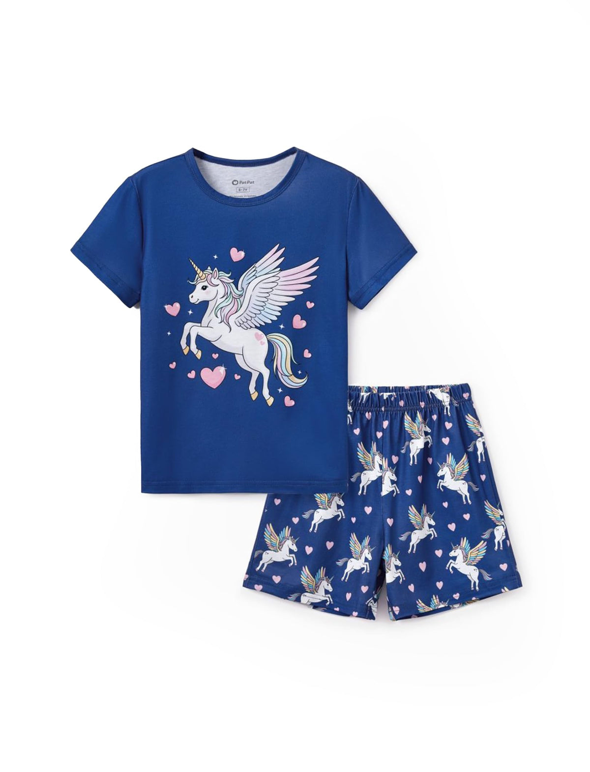 PATPAT Girls Pajamas Set Kids 2 Piece Sleepwear Comfortable PJs 5-12 Years