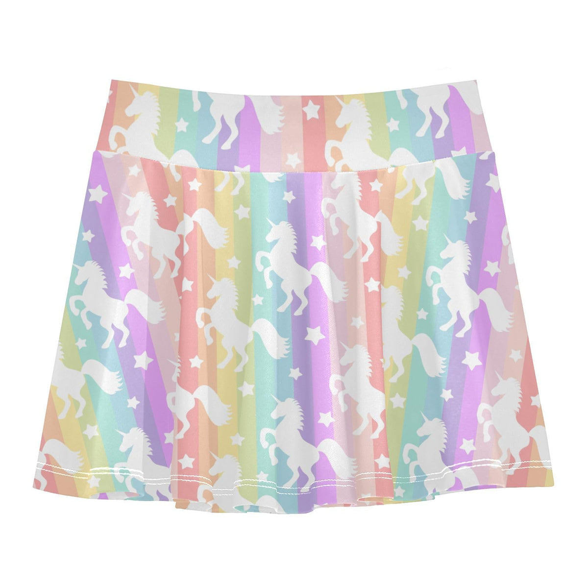 Girls Skirt Athletic Skort with Shorts, 3-12 Years