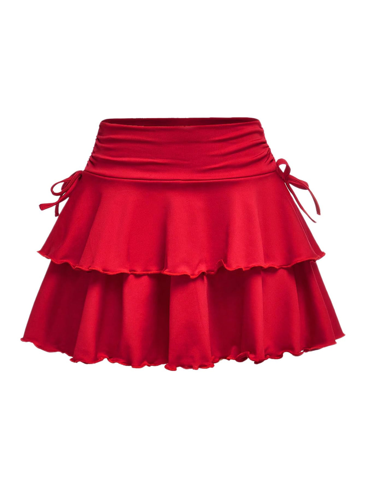 SOLY HUX Girl's Cute Mini Skirt with Built-in Shorts
