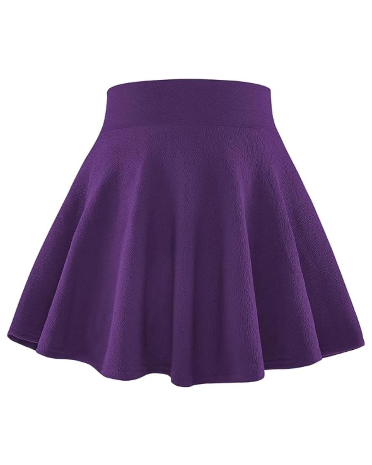 BOOPH Kids Girls Skirt Casual Mini Plain Flare Pleated Uniform Skirts