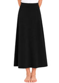 STRETCH IS COMFORT Girls Knee Length A-line Skirt with Built-in Shorts or Leggings