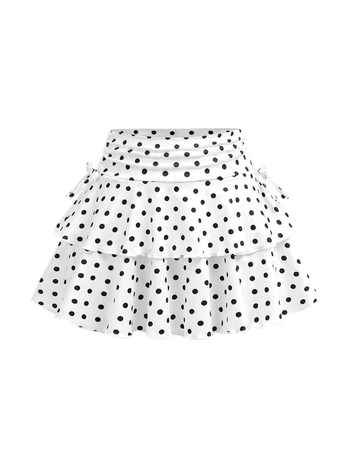 SOLY HUX Girl's Cute Mini Skirt with Built-in Shorts