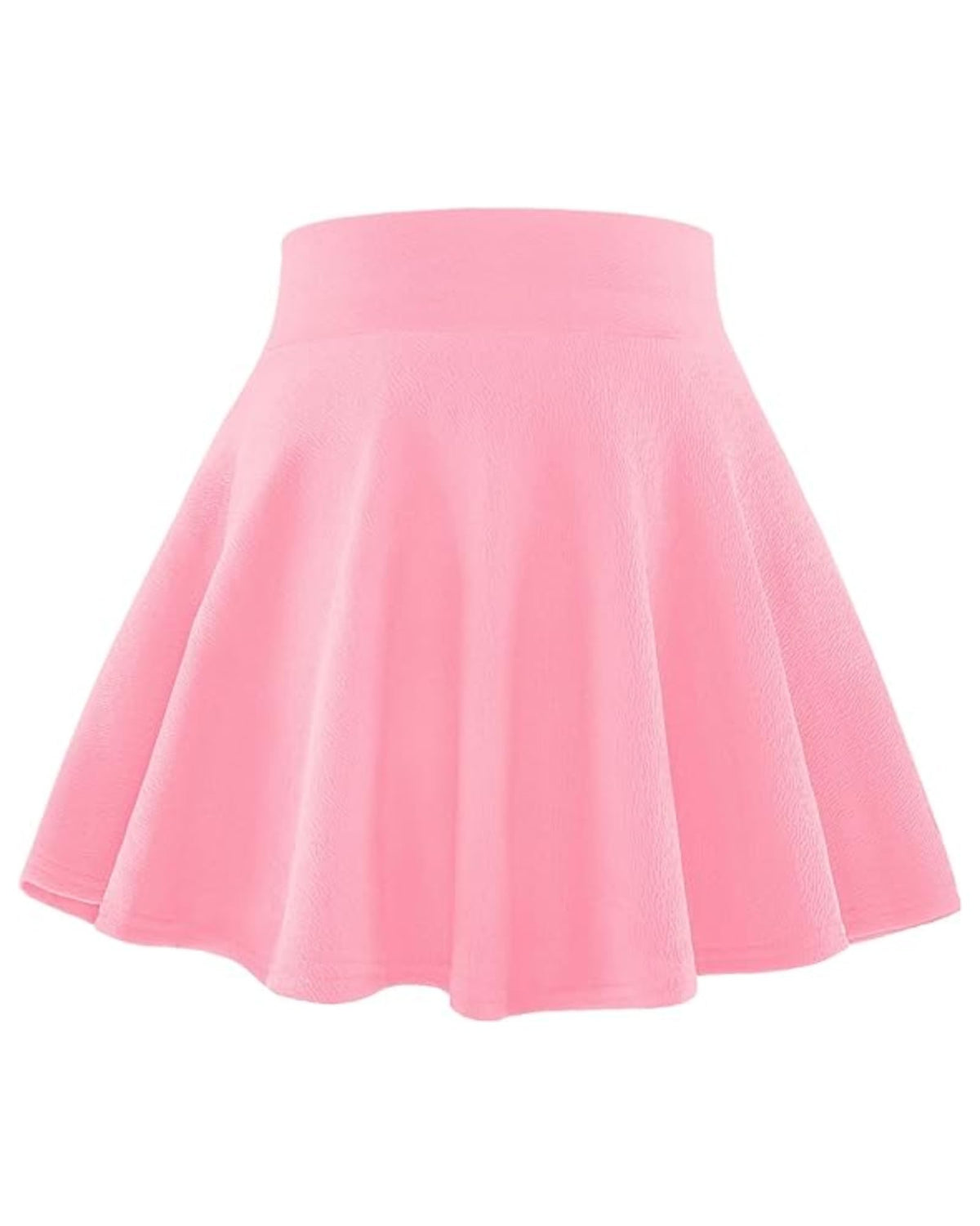 BOOPH Kids Girls Skirt Casual Mini Plain Flare Pleated Uniform Skirts