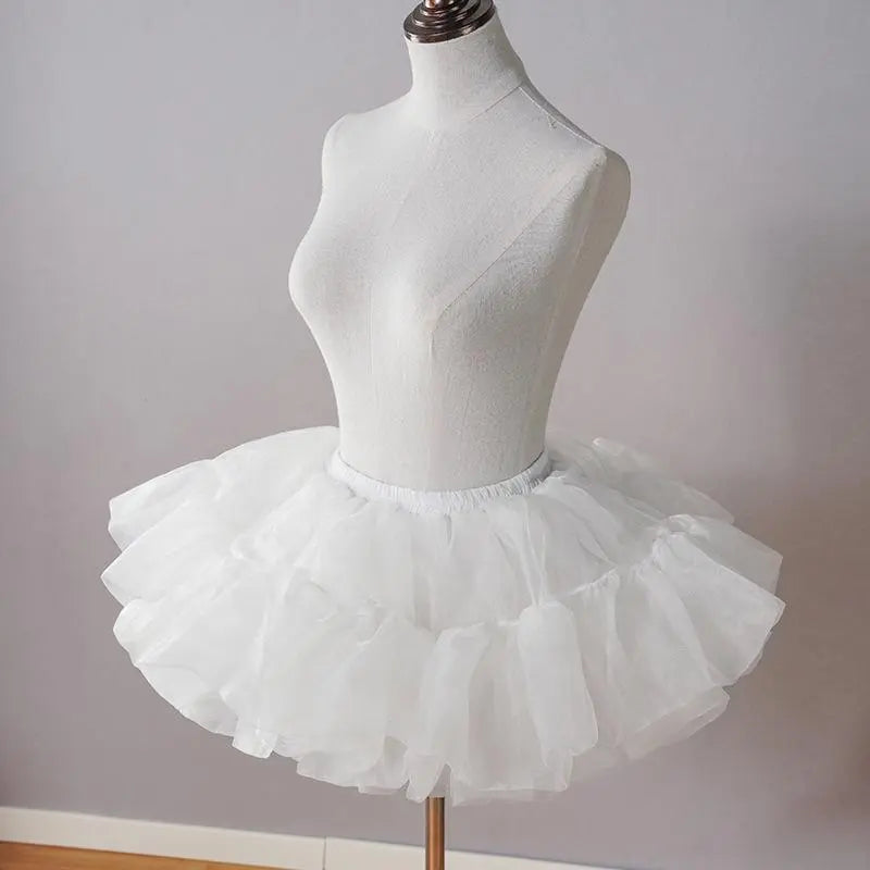 Women's 6-Layer Soft Polyester Sheer Tulle Tiered Petticoat Tutu - Voluminous Underskirt for Dresses, Casual Skirt, Fashion Accessory, Tiered Skirt