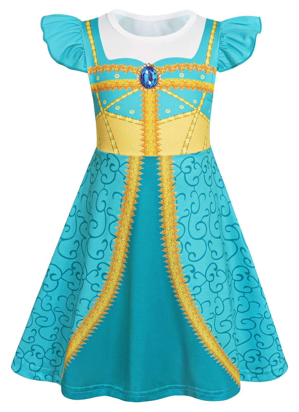 Girls Nightgowns Princess Pajamas Nightdress for Toddler Kids Sleepwear