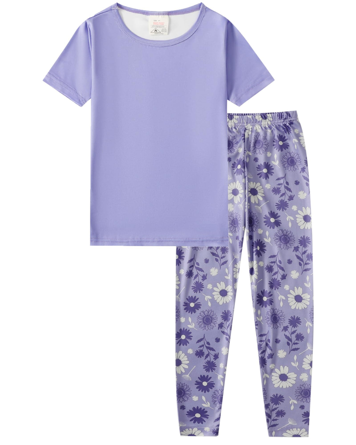 MyFav Children Girl Pajamas Set Soft Comfy Sleepwear Pajamas Size 4 to 14 Years