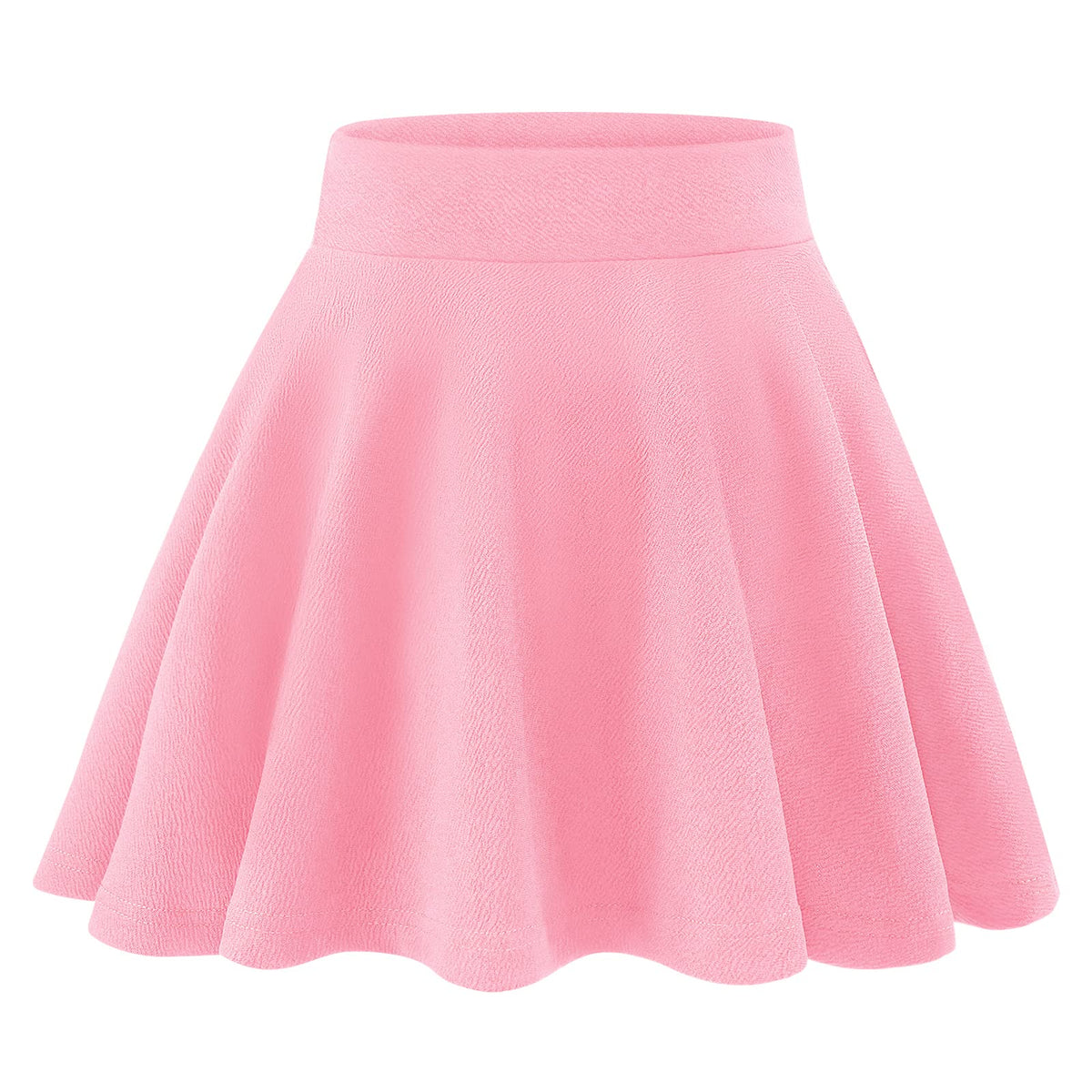 KEREDA Girls Casual Mini High Waist Flared Pleated Skater Uniform Skirts
