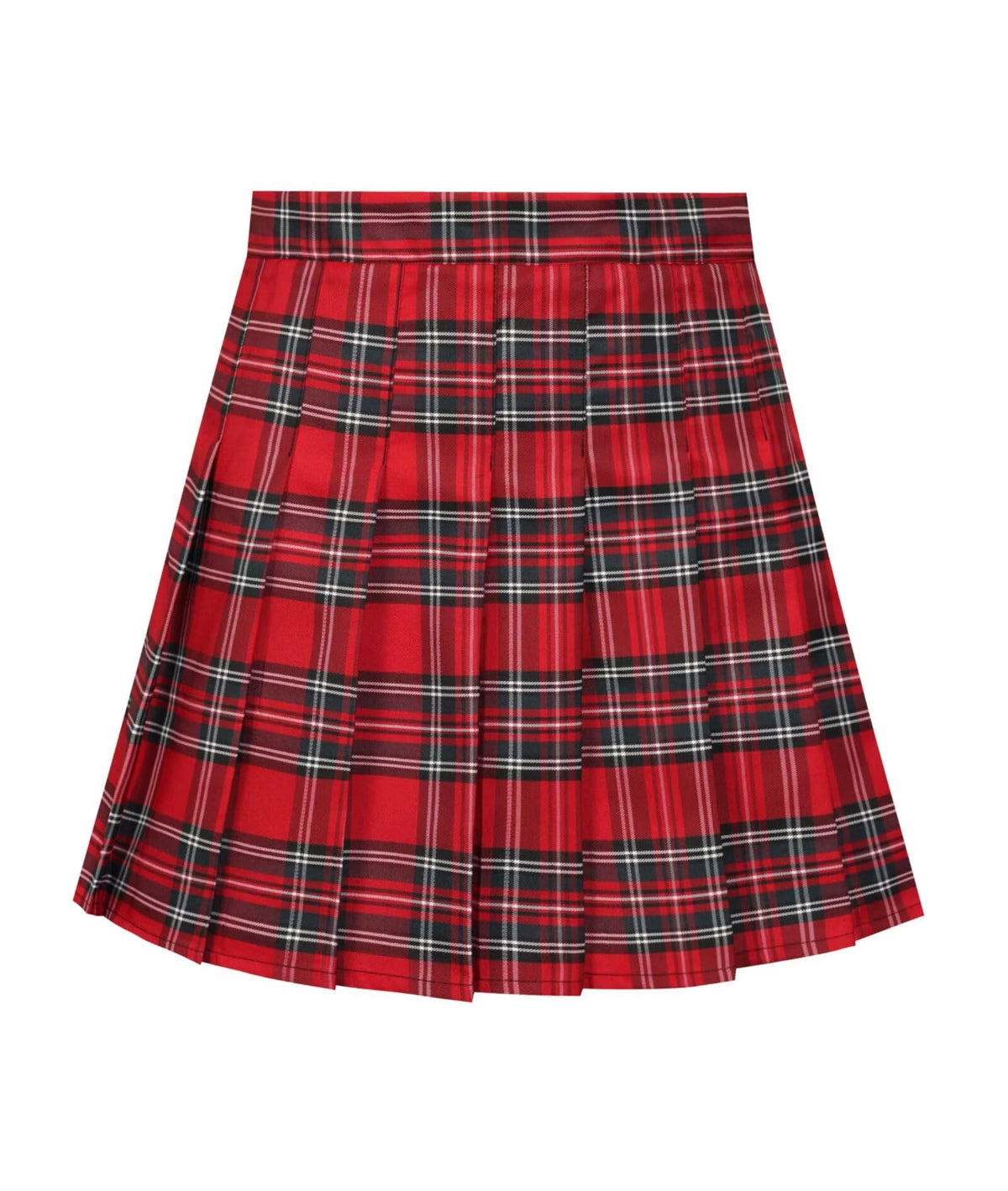 Girls' Pleated Skirts High-Waist A-line Skirt with Built-in Shorts 6-14Y