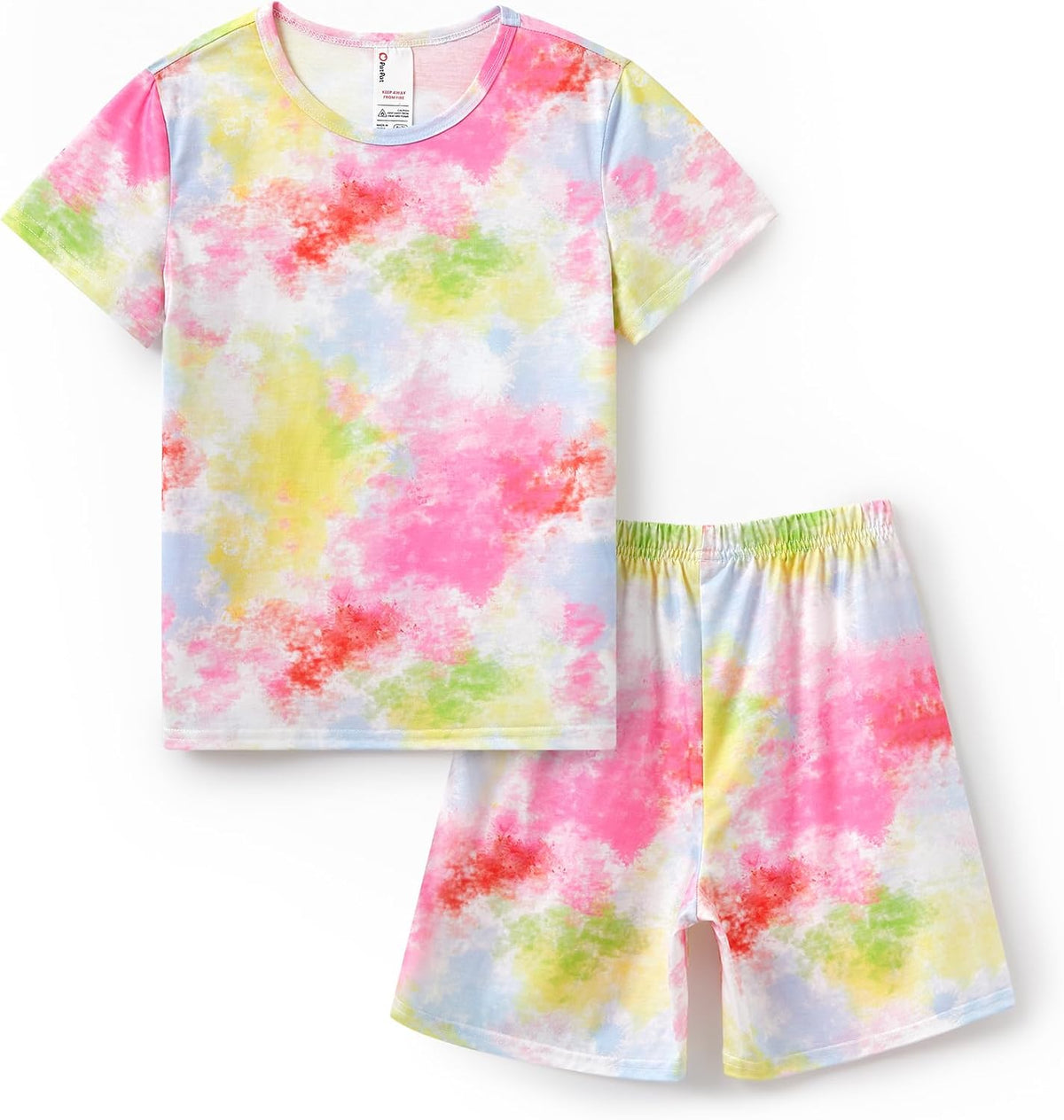 PATPAT Boys Pajamas Short Sleeve T-Shirt and Shorts 2-Piece Sleepwear