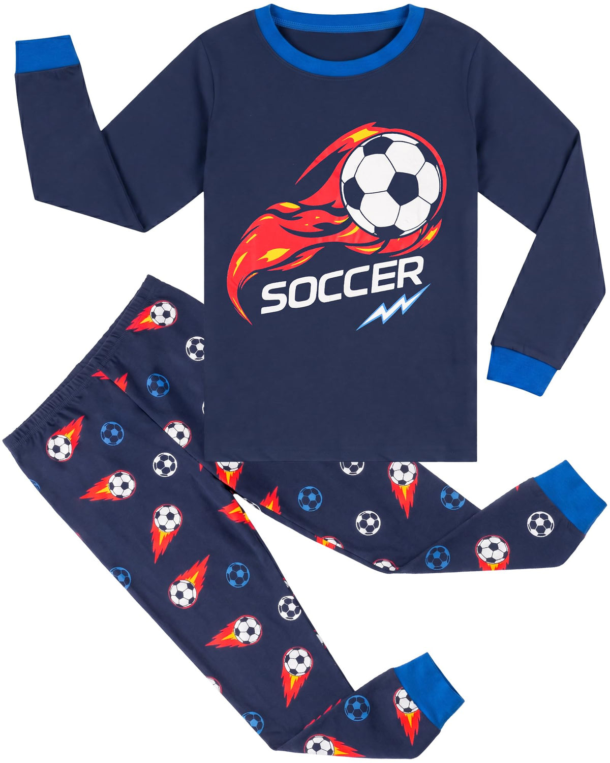 HONGTEYA Cotton Kids Toddler Clothes Set Long Sleeve for Boys Girls 3-8T