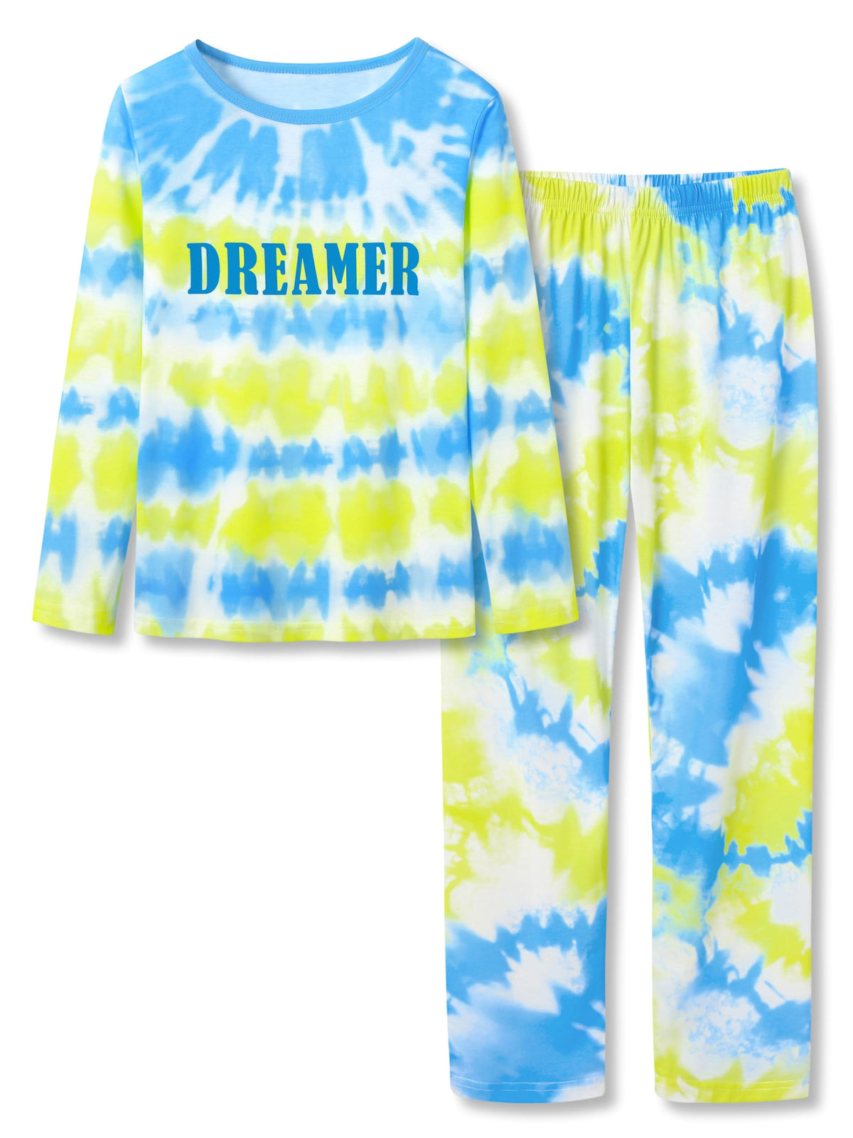 Topgal Girls Long Sleeve Pajamas, 2-Piece Top and Pants, Sizes 6-18