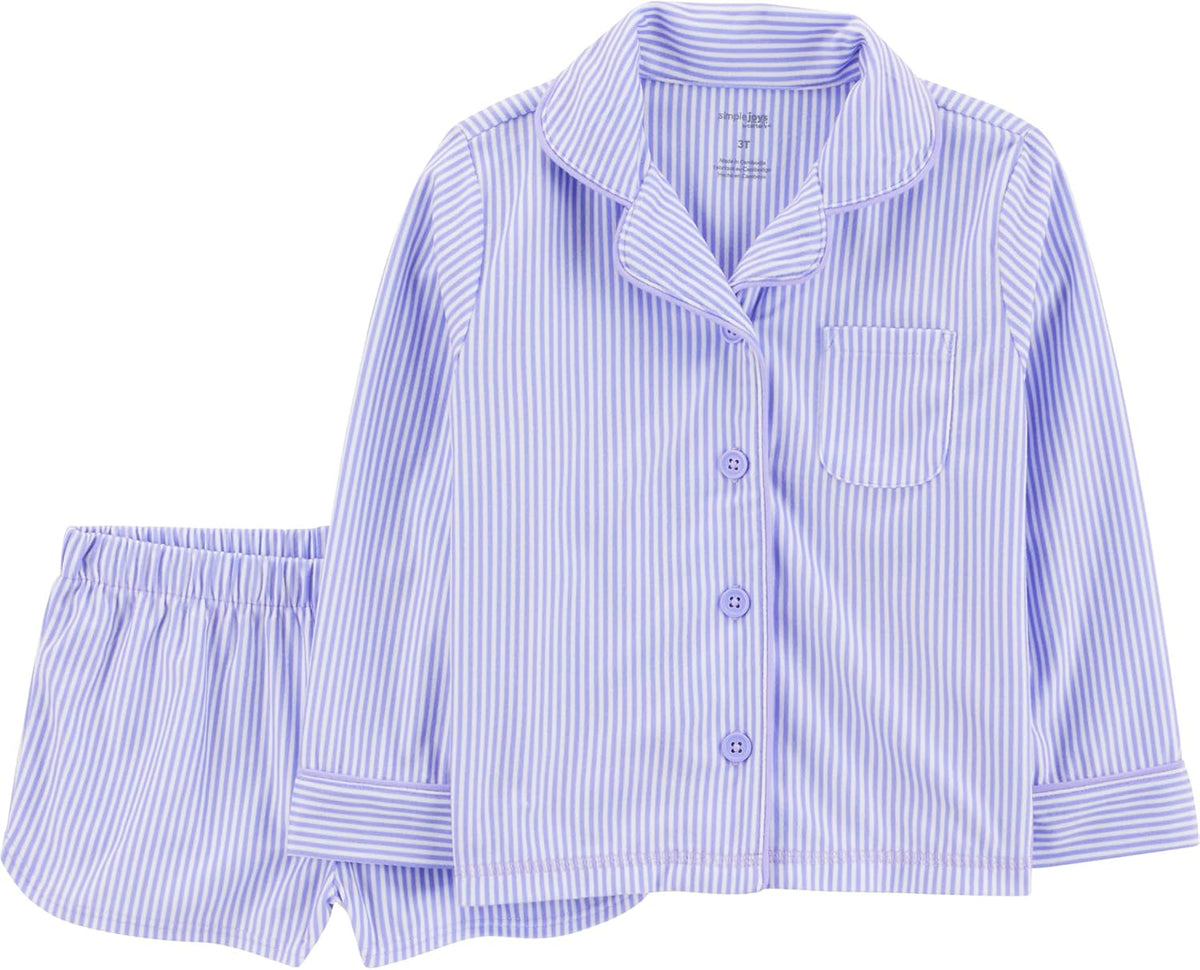 Simple Joys by Carter's Baby Boys' 2-piece Coat Style Pajama Set