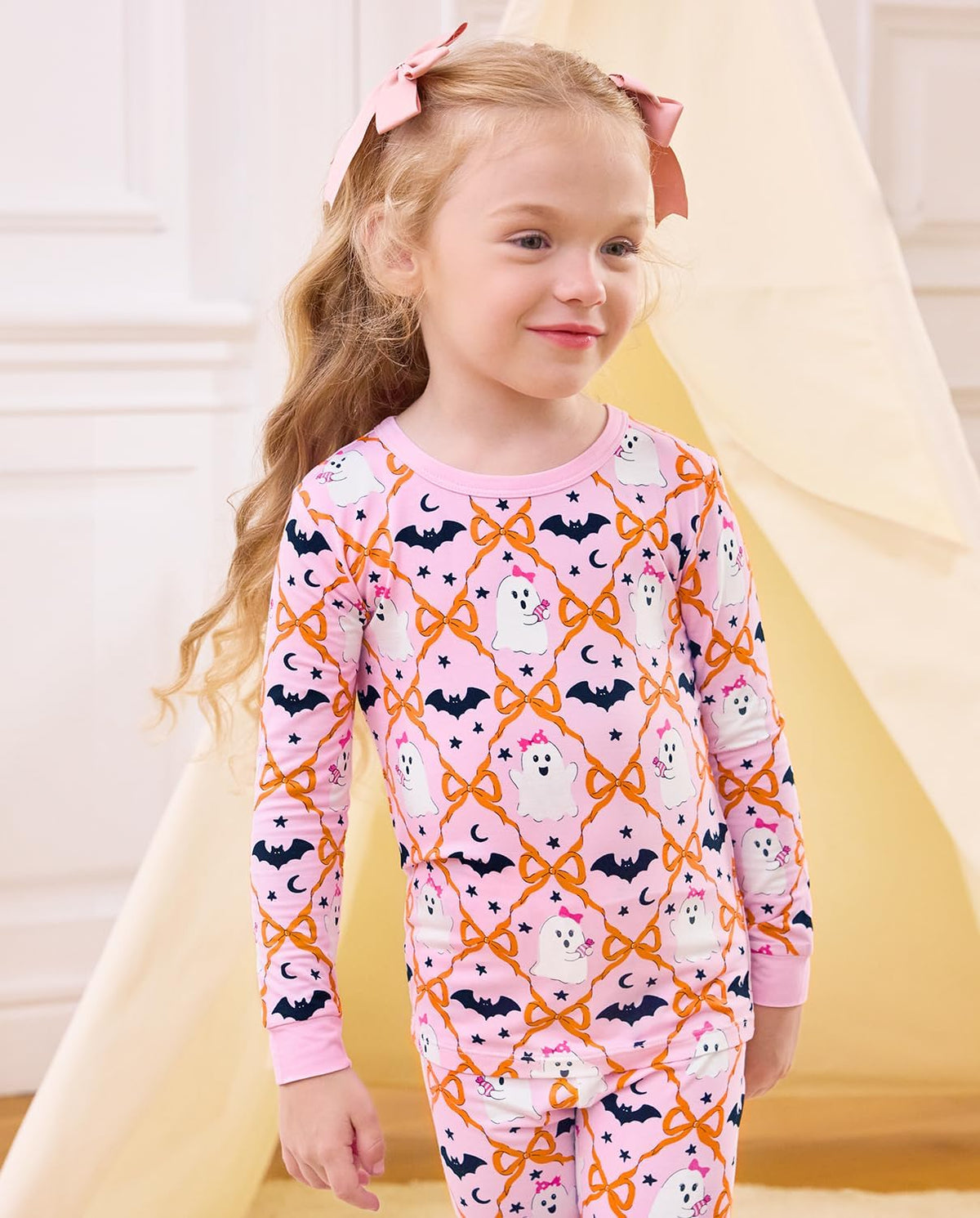 babee Reshinee Bamboo Viscose Toddler Girls Kids Pajamas Unicorn Mermaid Pjs Long Sleeve Snug fit 12M-8Y 2pcs Soft Jammies