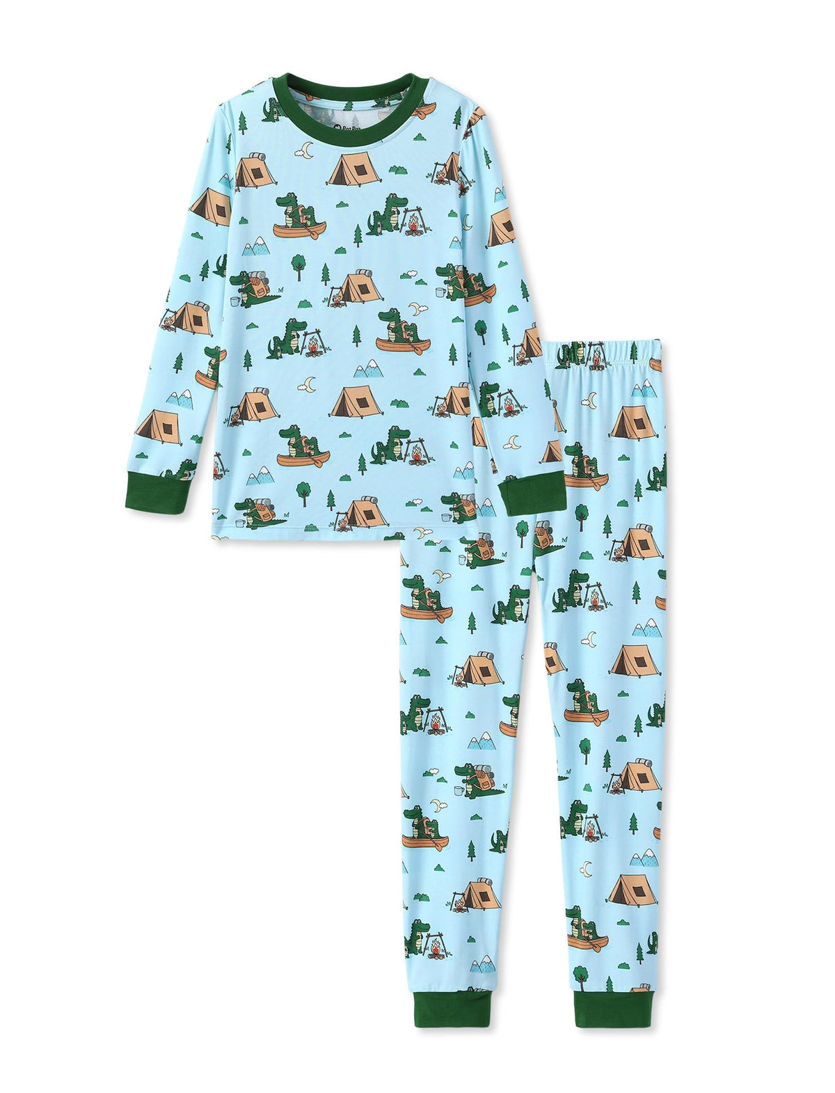 PATPAT Toddler & Kids Pajama Sets with Bamboo Viscose, Snug Fit Pjs for Girls, All-Season Comfort Sleepwear, Ages 2-12 Years