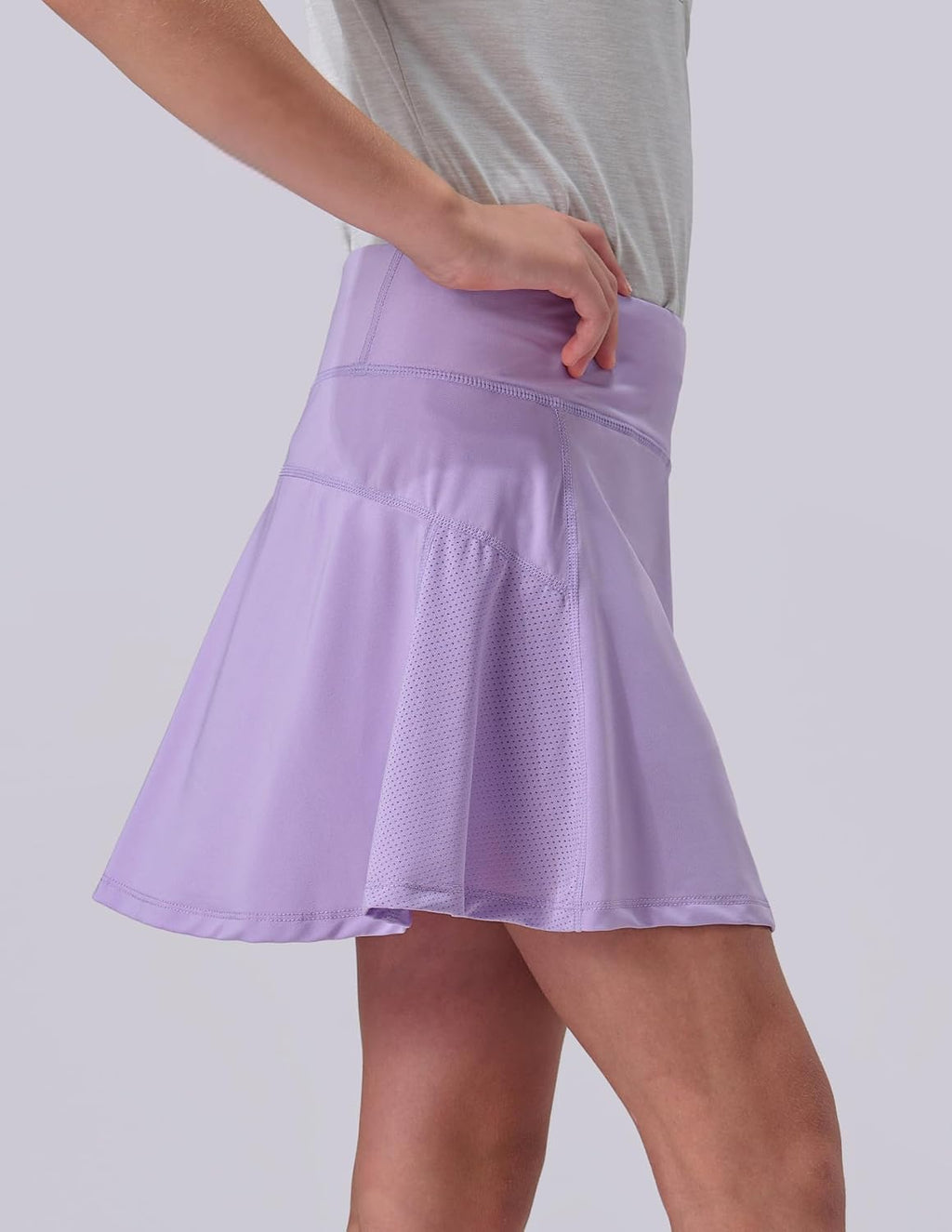 3 Pack Youth Girls Athletic Skirts with Built-in Shorts