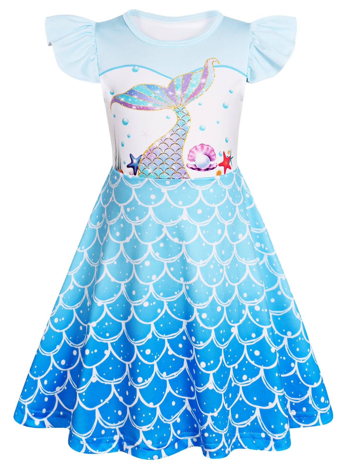 Girls Nightgowns Princess Pajamas Nightdress for Toddler Kids Sleepwear
