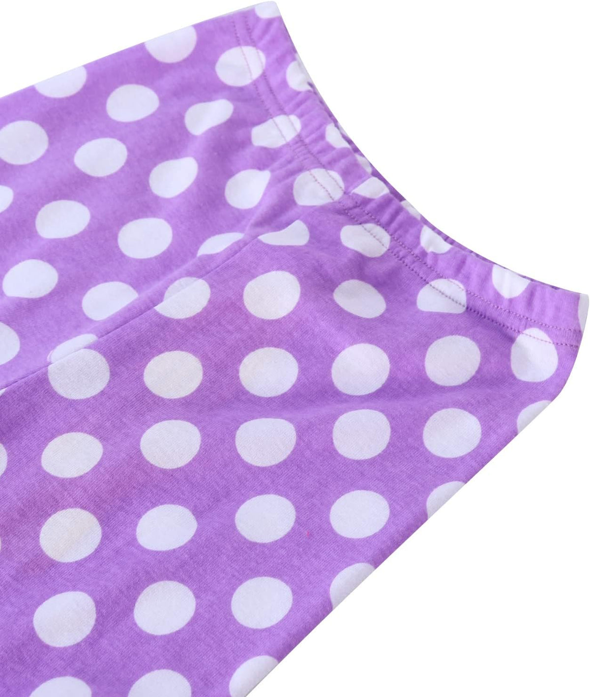 Girls Pajama Set, 4-Piece Cotton Pajamas Short Summer PJs Kids Sleepwear