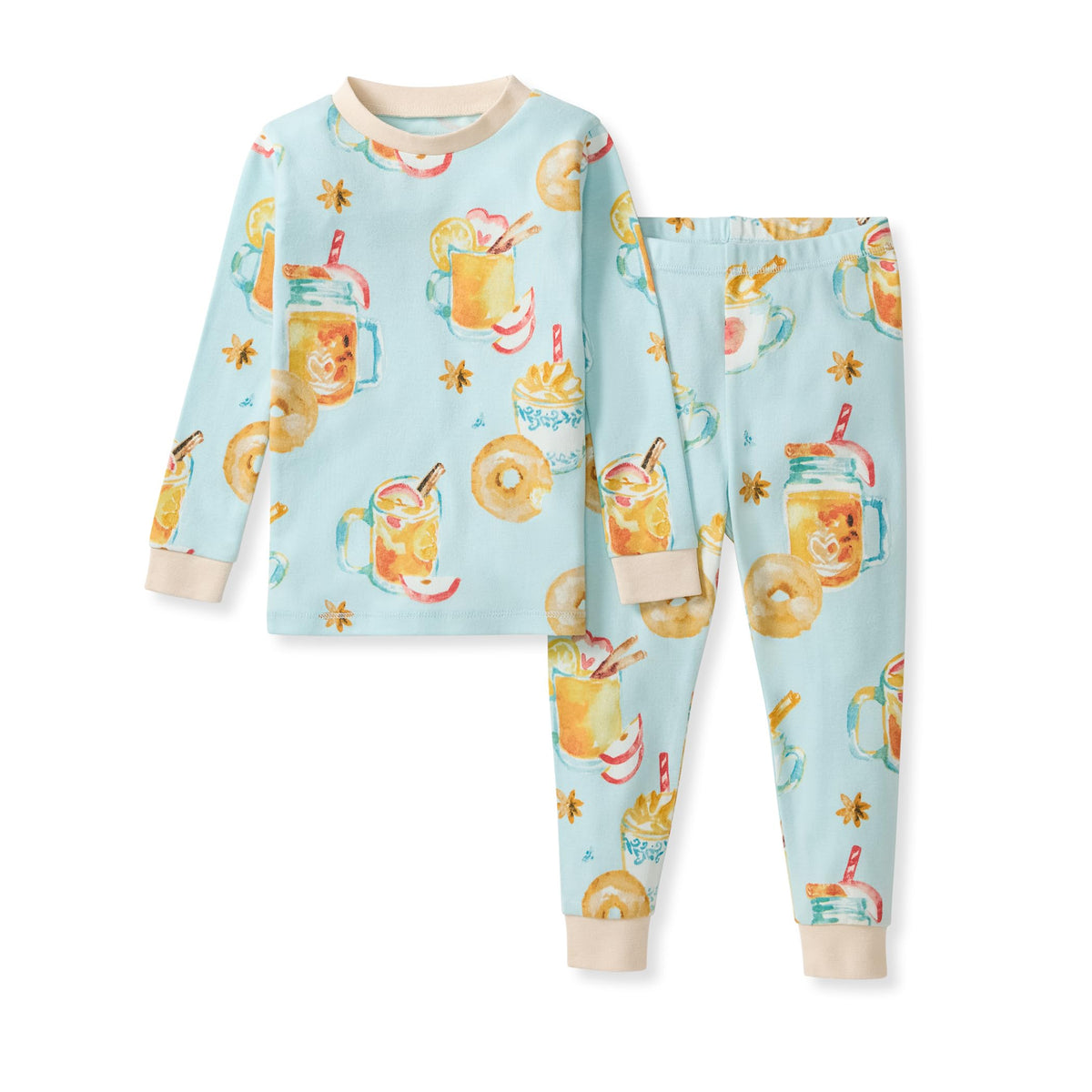 Burt's Bees Baby Girls Organic Cotton Pajamas, Toddler PJ Set, 2-PC