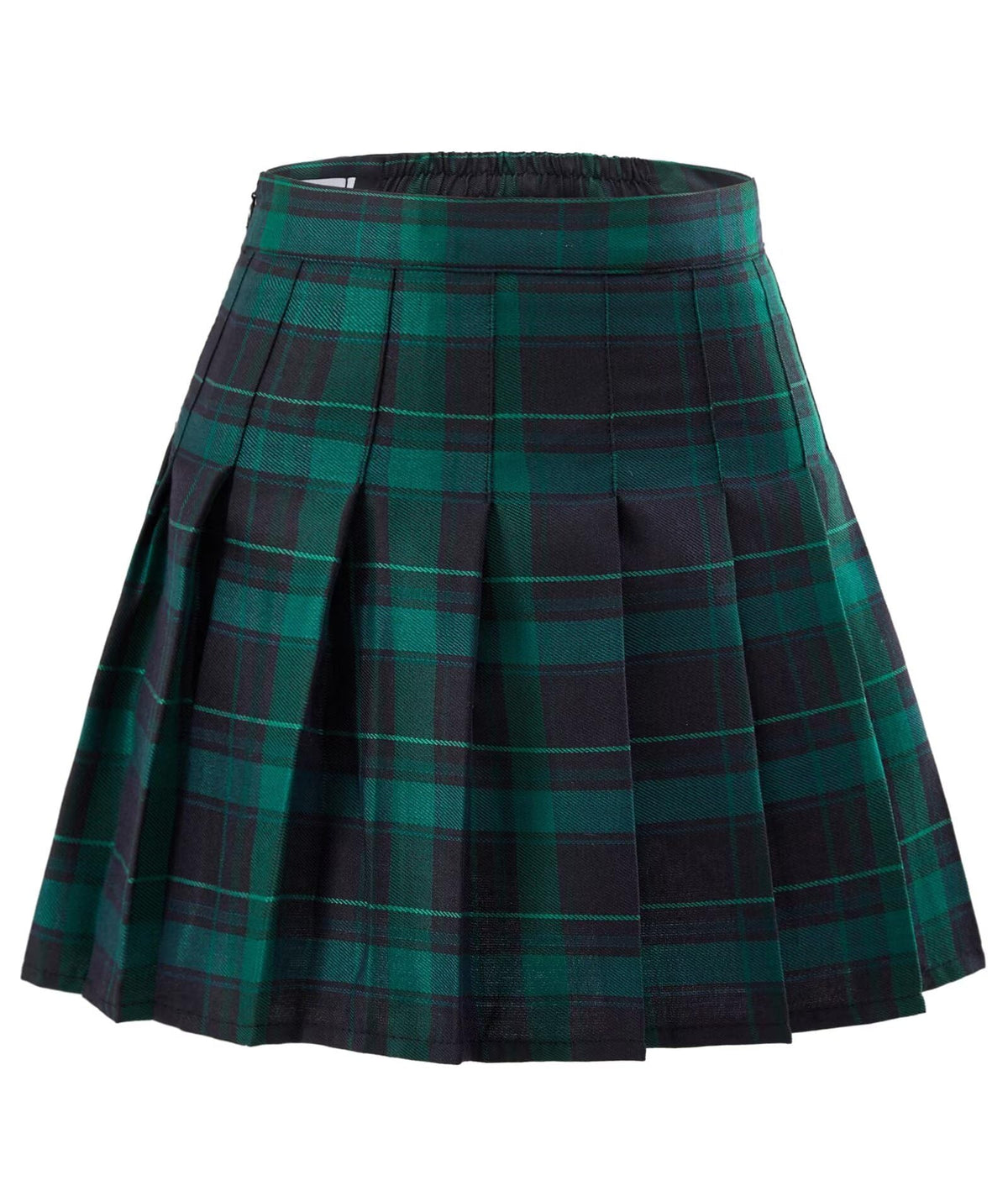 Girls' Pleated Skirts High-Waist A-line Skirt with Built-in Shorts 6-14Y