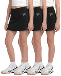 Reebok 3 Pack Girls' Dry Fit Skorts Skirt Built in Shorts Teen Athletic