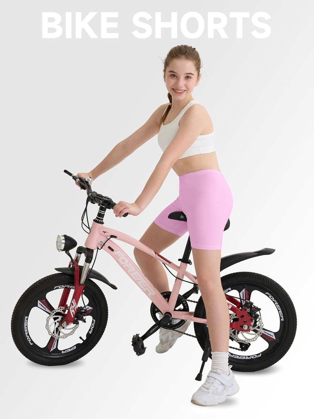 6 Pack Girls Bike Shorts Toddler Under Dress Cartwheel Shorts Dance Clothes