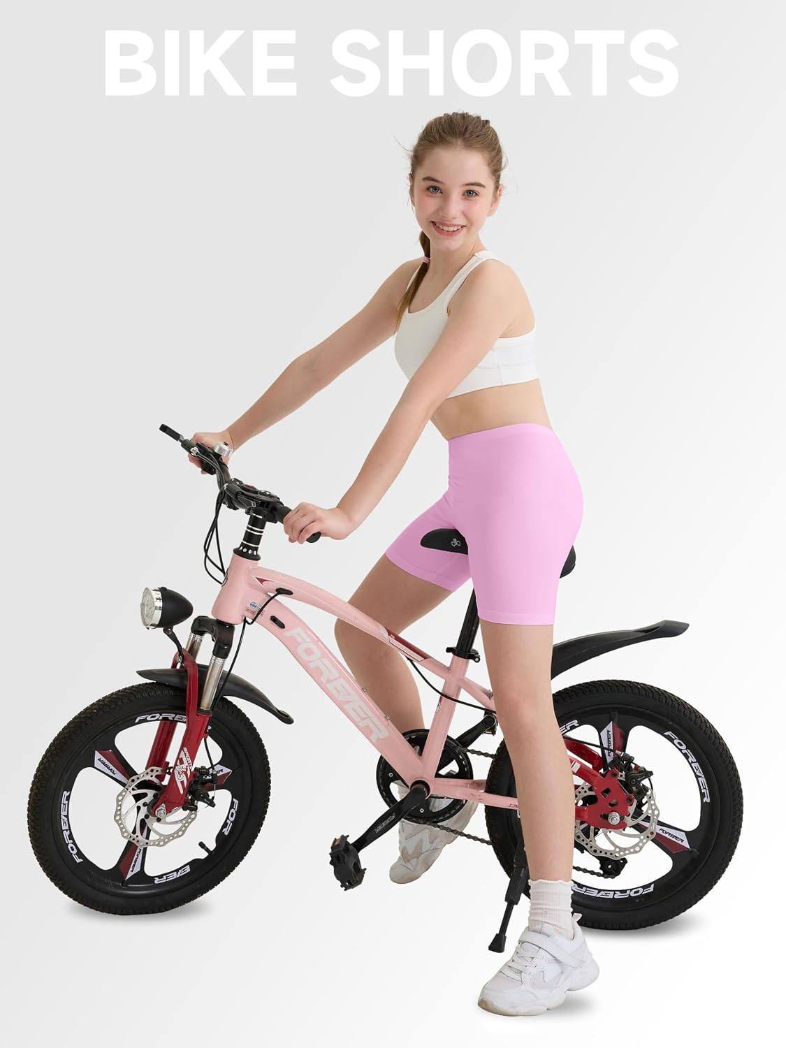 6 Pack Girls Bike Shorts Toddler Under Dress Cartwheel Shorts Dance Clothes