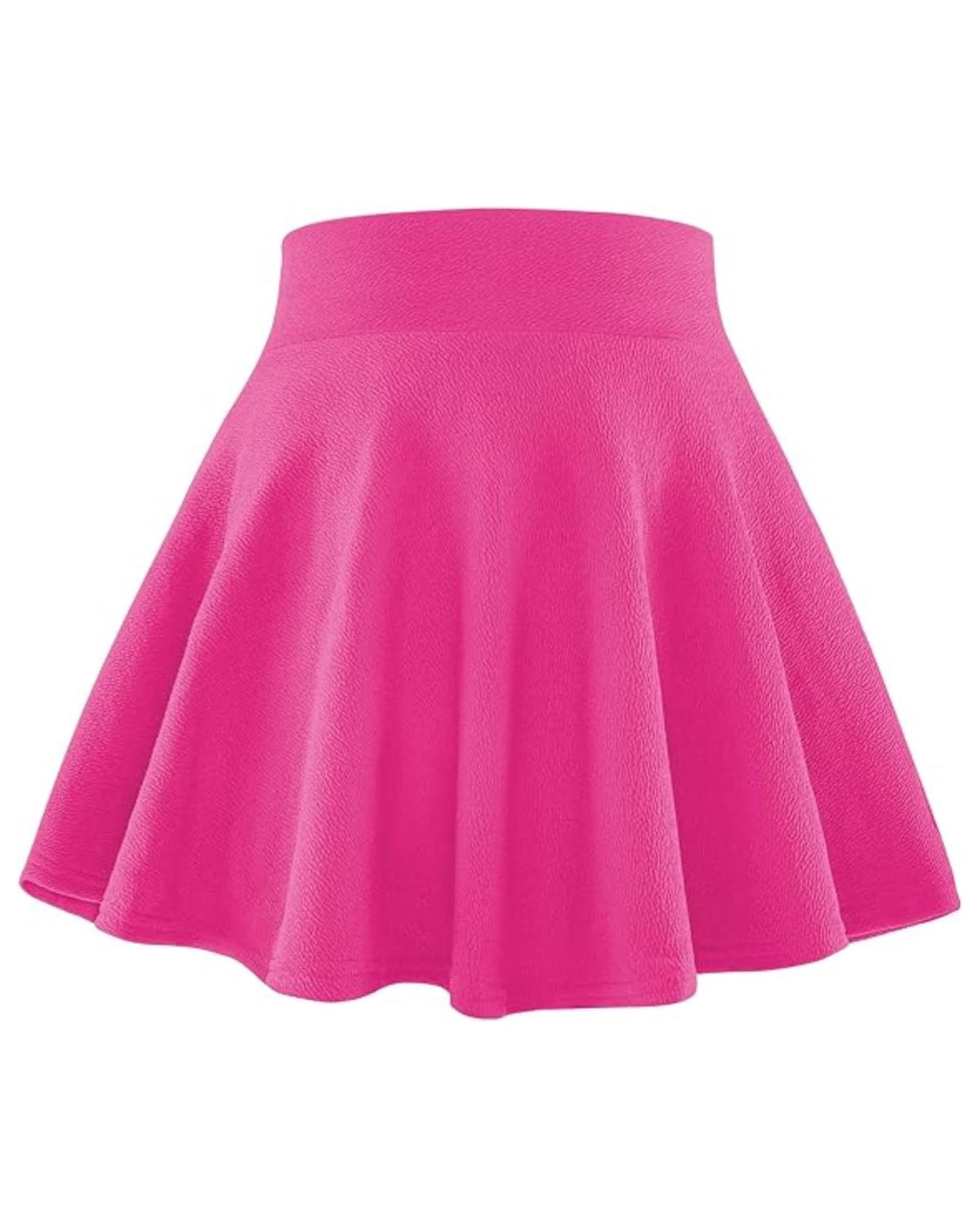 BOOPH Kids Girls Skirt Casual Mini Plain Flare Pleated Uniform Skirts