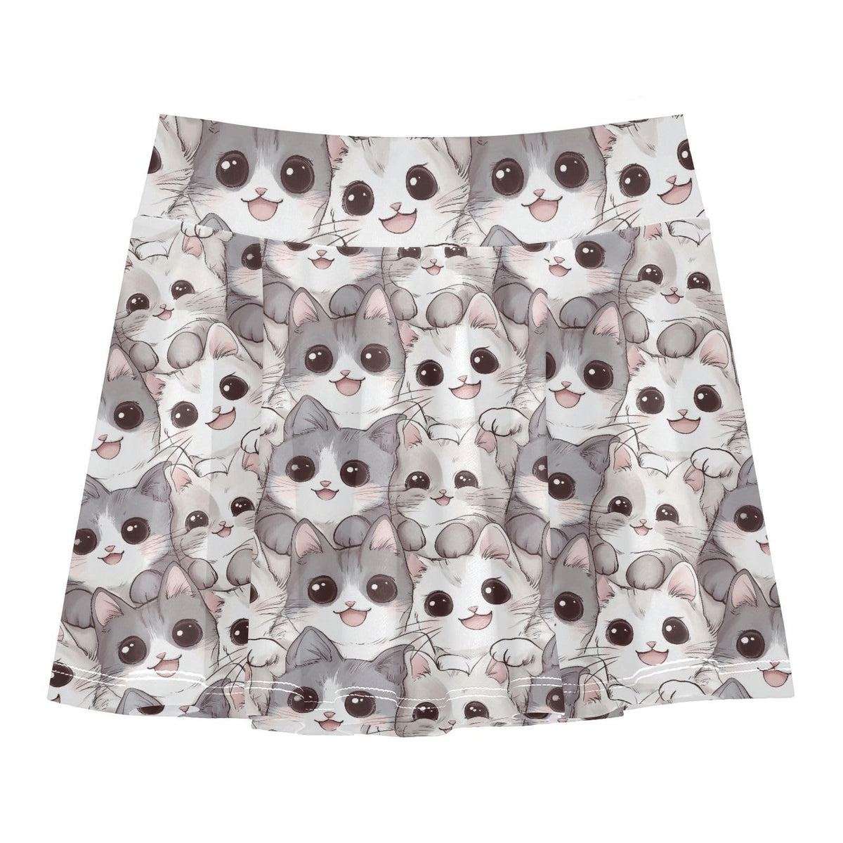 Girls Skirt Athletic Skort with Shorts, 3-12 Years