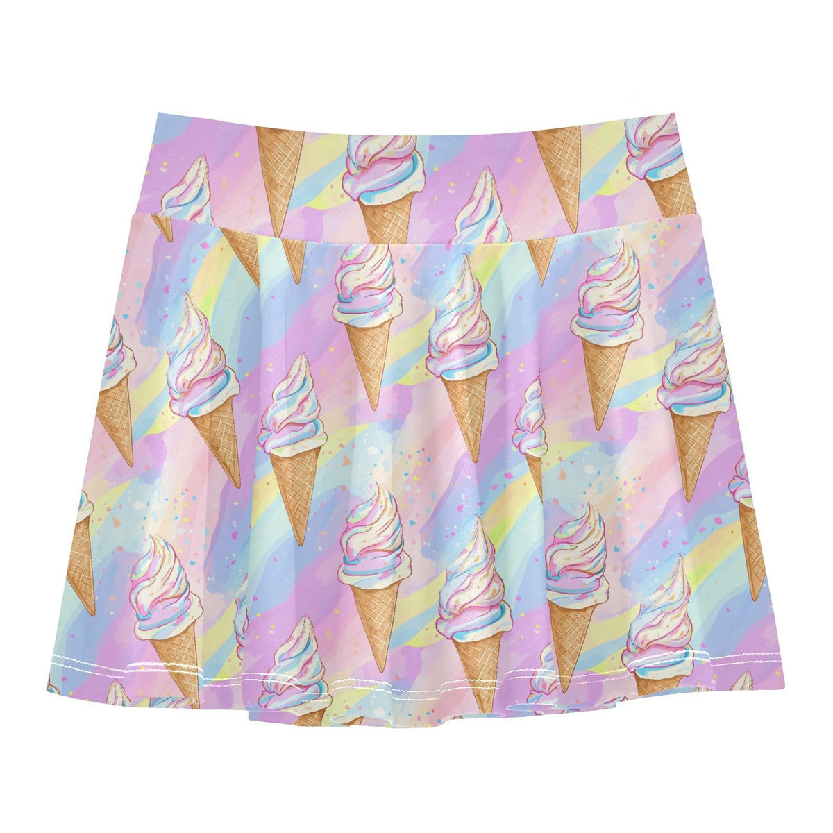 Girls Skirt Athletic Skort with Shorts, 3-12 Years