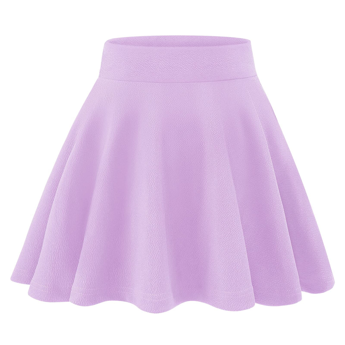 KEREDA Girls Casual Mini High Waist Flared Pleated Skater Uniform Skirts