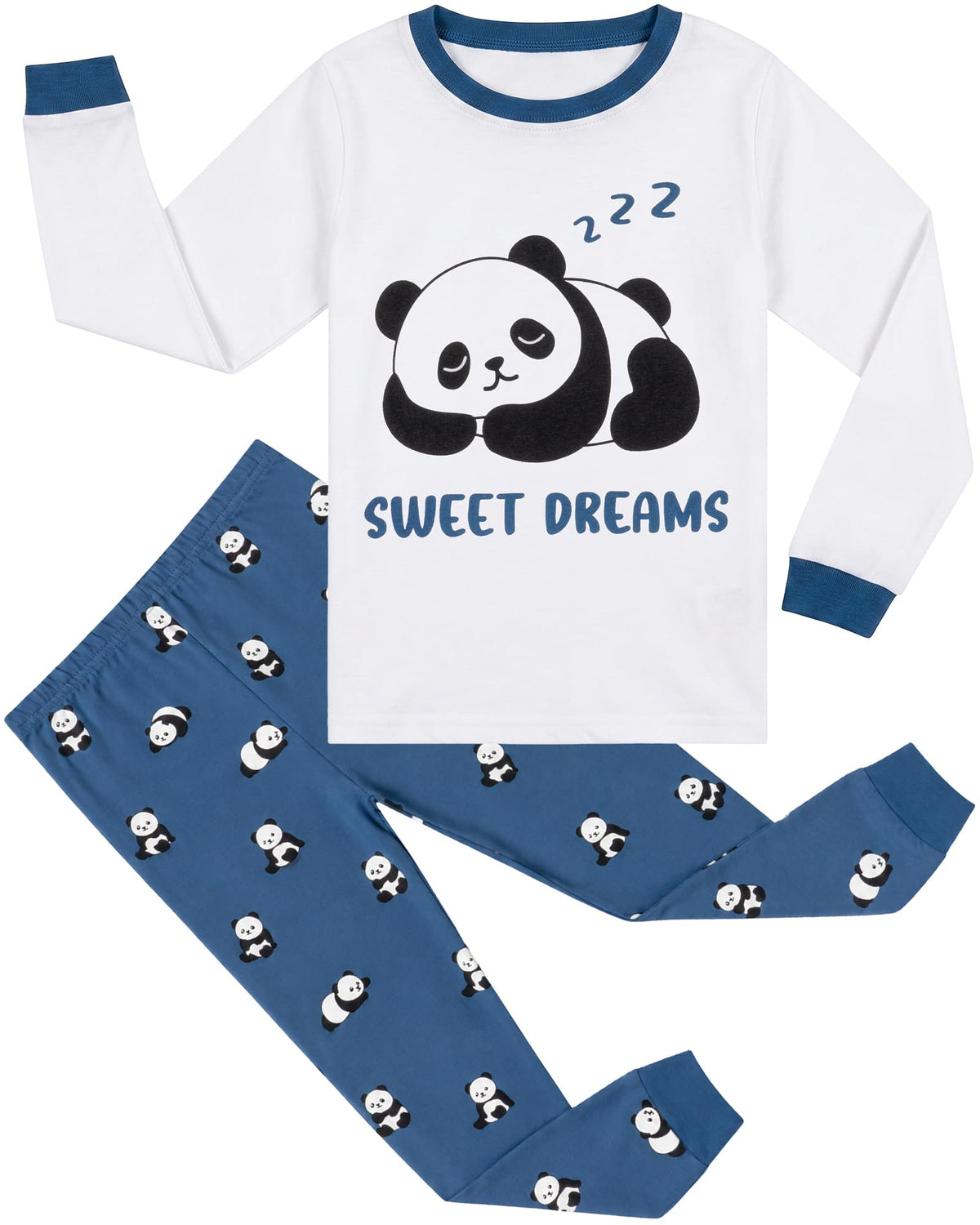 HONGTEYA Cotton Kids Toddler Clothes Set Long Sleeve for Boys Girls 3-8T
