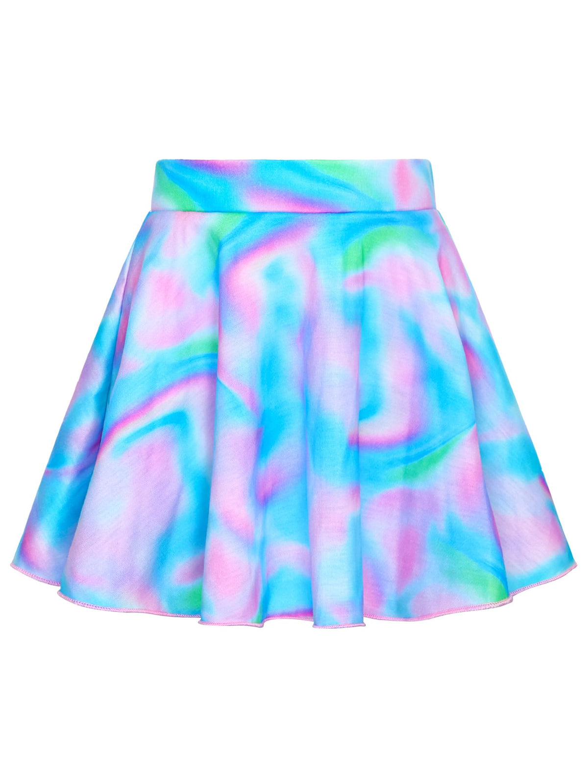 Girls Skorts Stretchy Cheer Skirts for Girls with Built-in Shorts