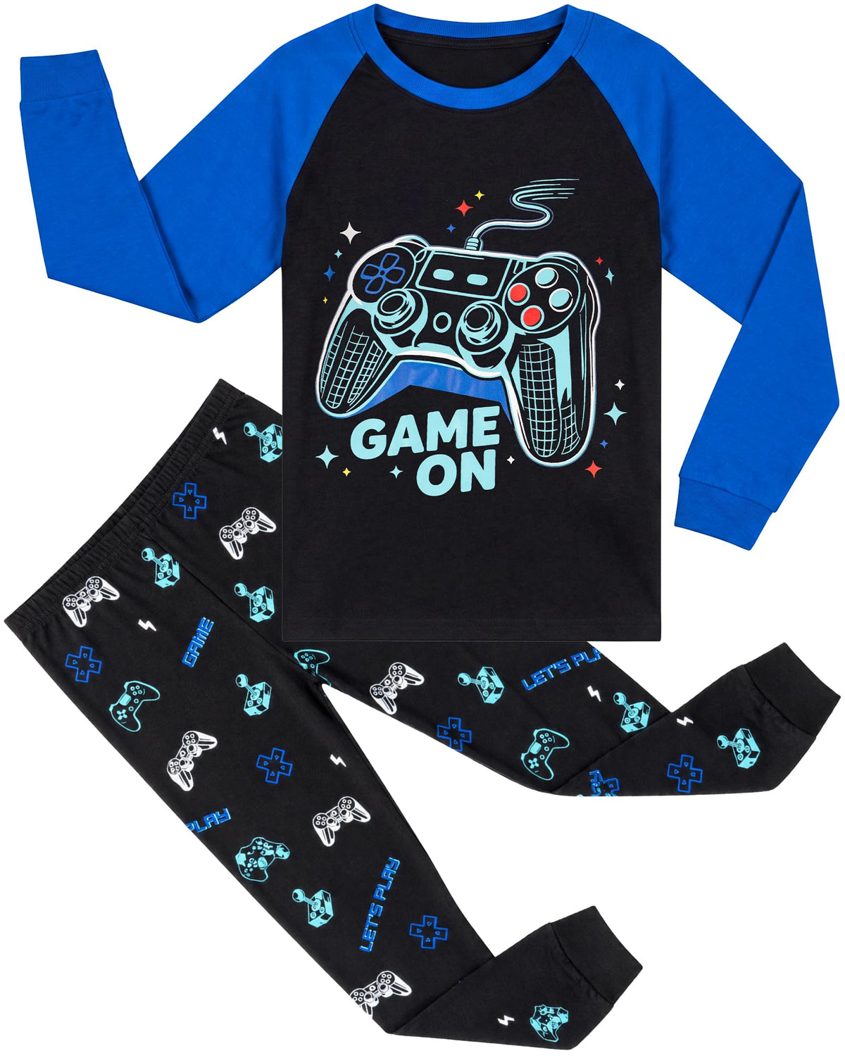 HONGTEYA Cotton Kids Toddler Clothes Set Long Sleeve for Boys Girls 3-8T