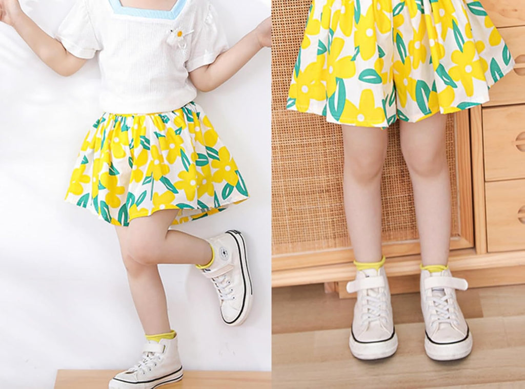 Girls' Short Sets - Trendy and Comfortable Summer Outfits for Girls Fashionable Clothing Sets 4pc