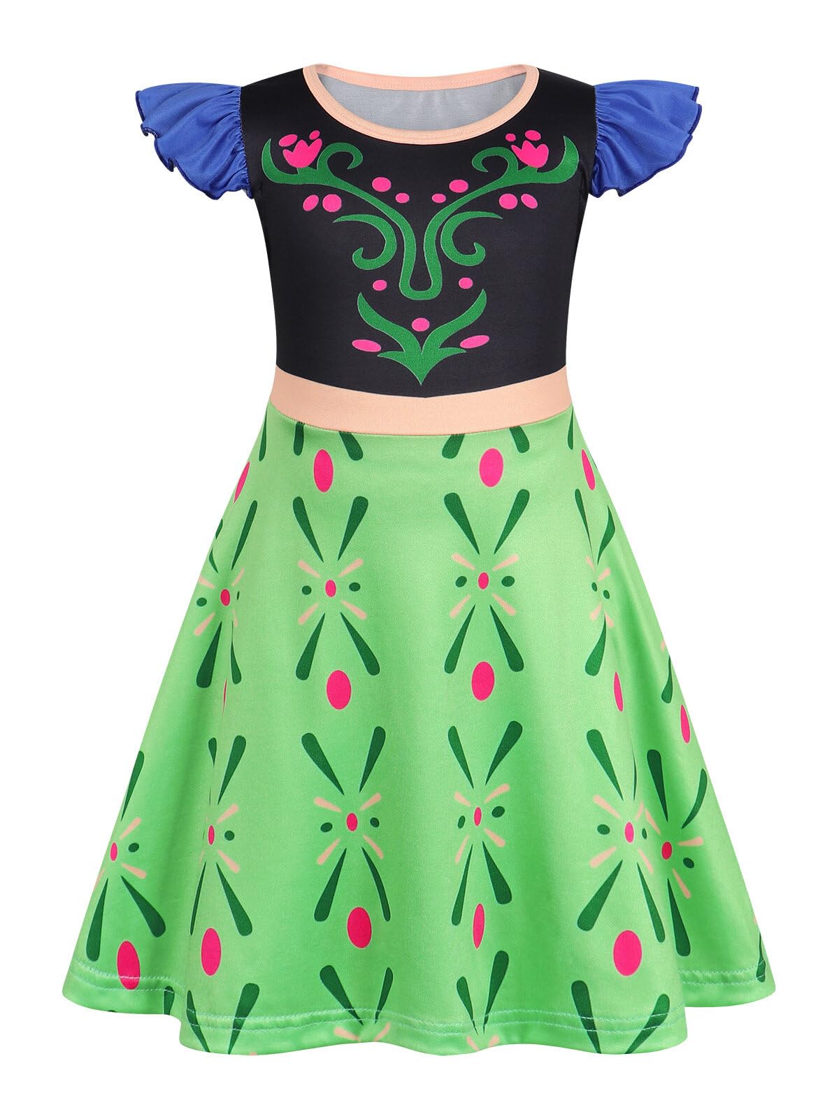 Girls Nightgowns Princess Pajamas Nightdress for Toddler Kids Sleepwear