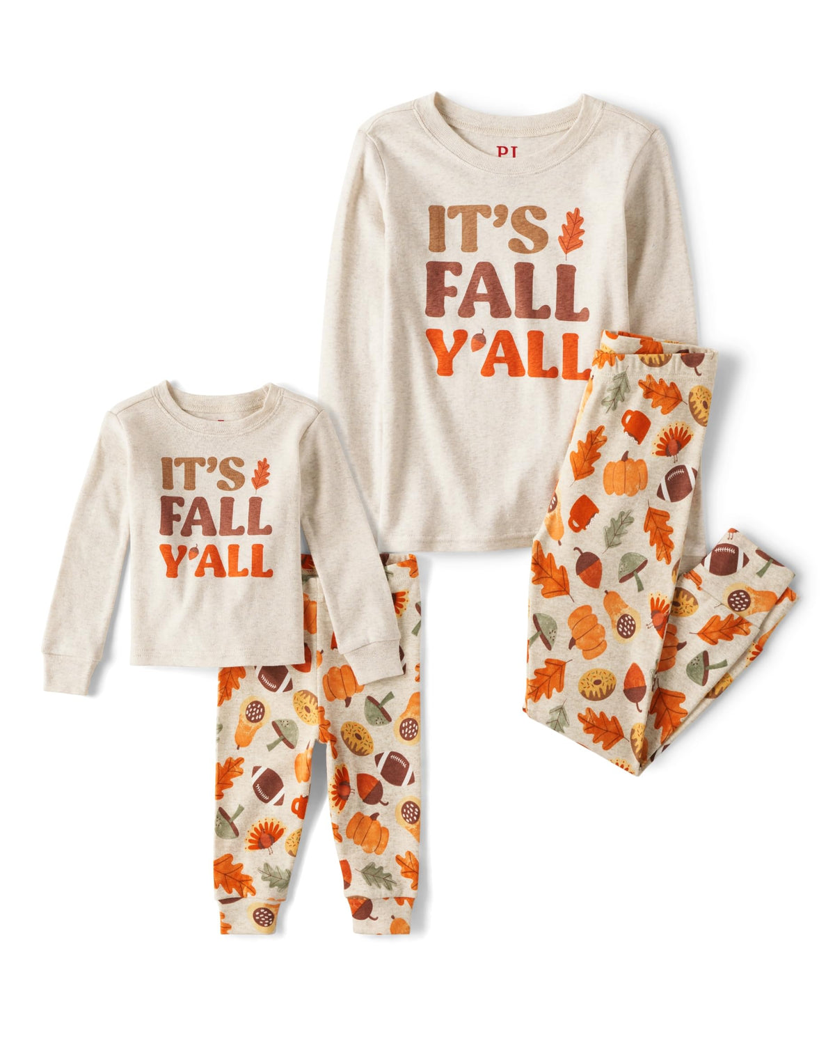 The Children's Place Family Matching Halloween and Holiday Pajama Sets, Cotton