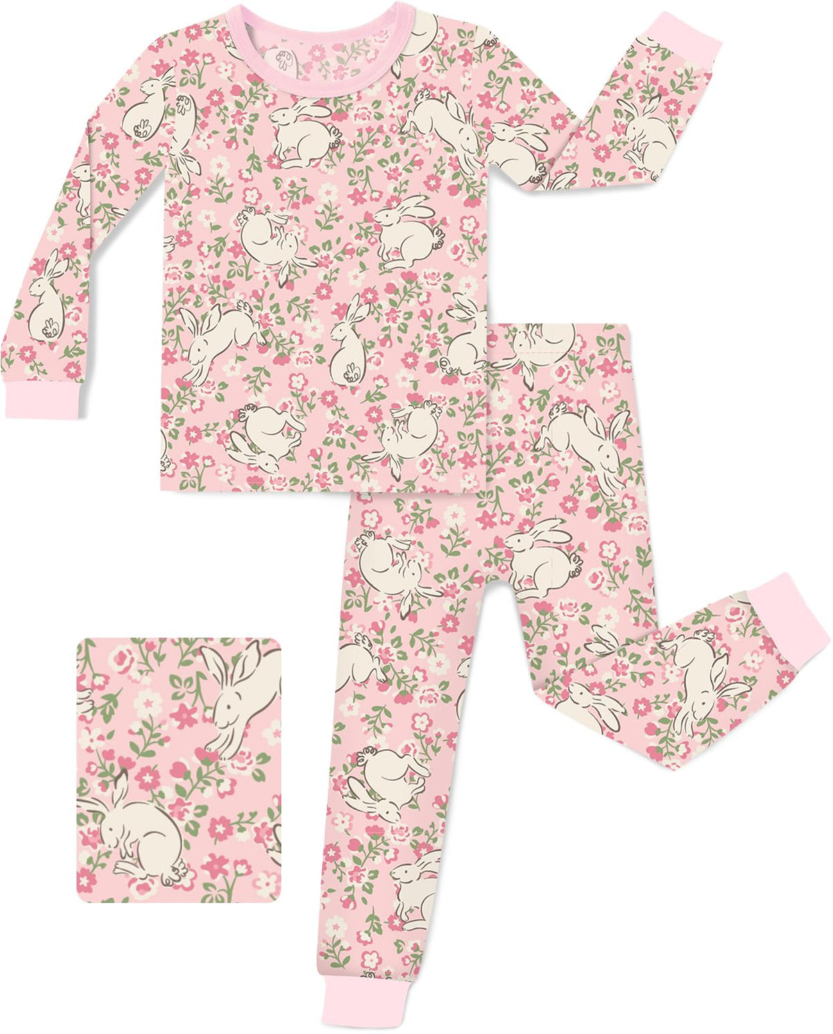 babee Reshinee Bamboo Viscose Toddler Girls Kids Pajamas Unicorn Mermaid Pjs Long Sleeve Snug fit 12M-8Y 2pcs Soft Jammies