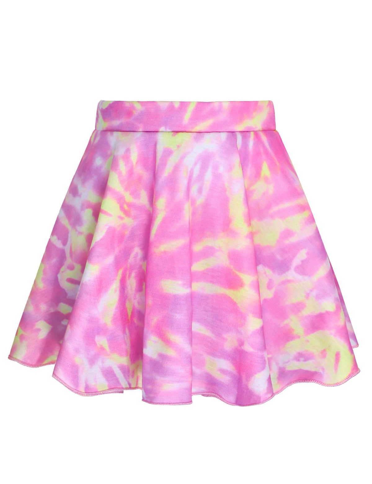Girls Skorts Stretchy Cheer Skirts for Girls with Built-in Shorts