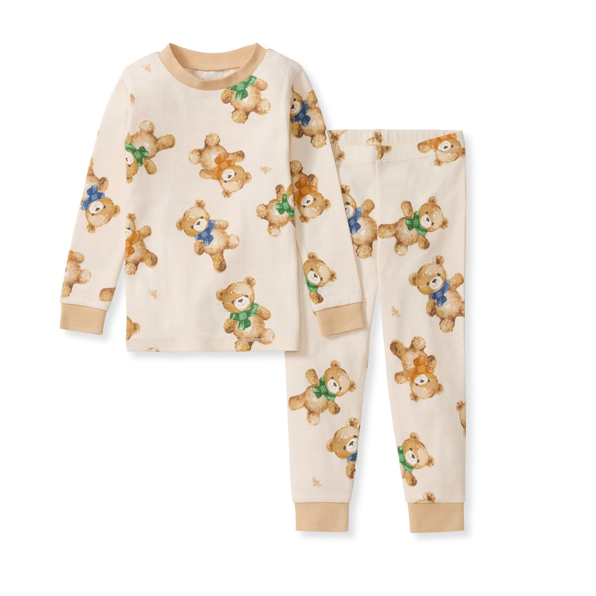 Burt's Bees Baby Girls Organic Cotton Pajamas, Toddler PJ Set, 2-PC