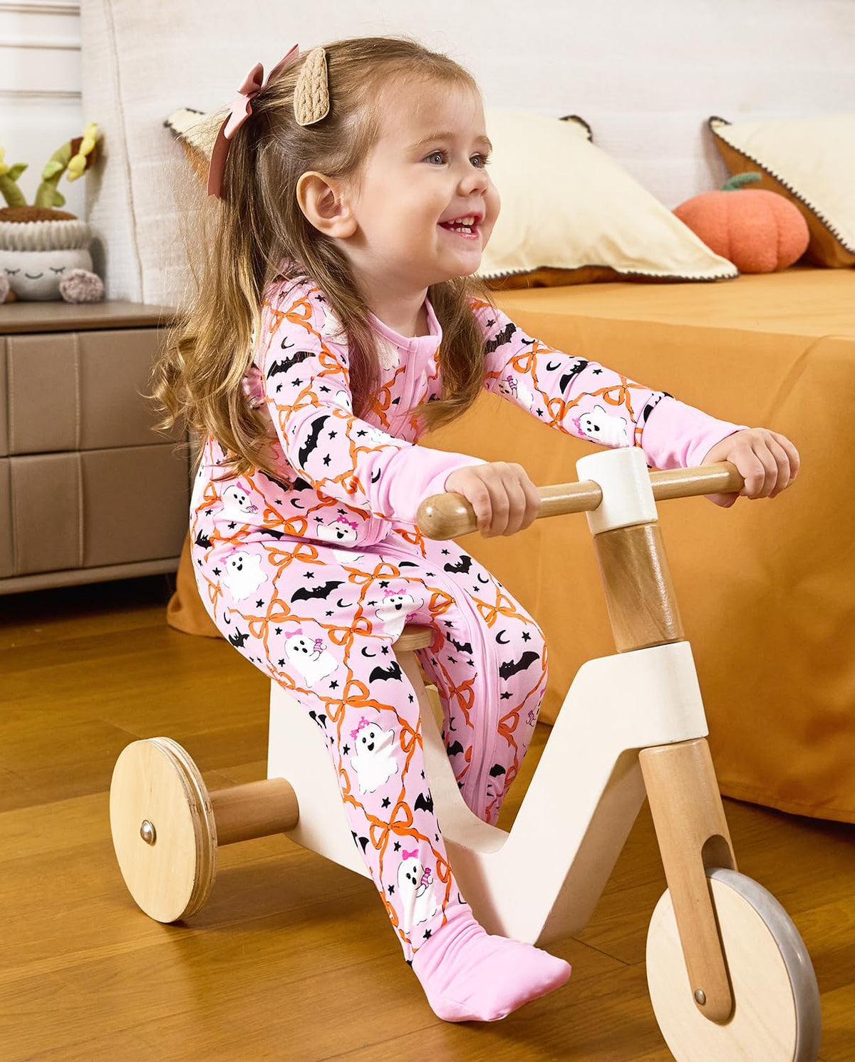 babee Reshinee Viscose derived from bamboo Baby Pajamas Convertible Footie Sleepers for Baby Girl 2-Way Zipper Onesies 0-24M