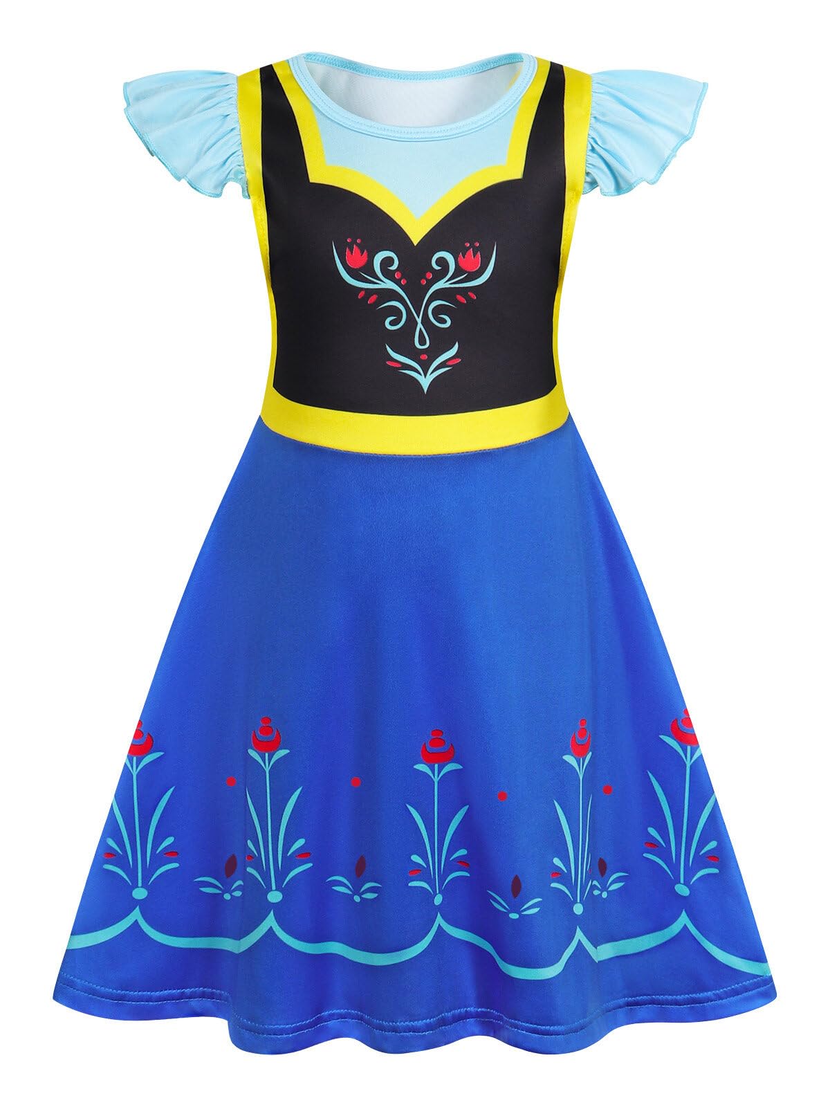 Girls Nightgowns Princess Pajamas Nightdress for Toddler Kids Sleepwear